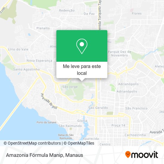 Amazonia Fórmula Manip mapa