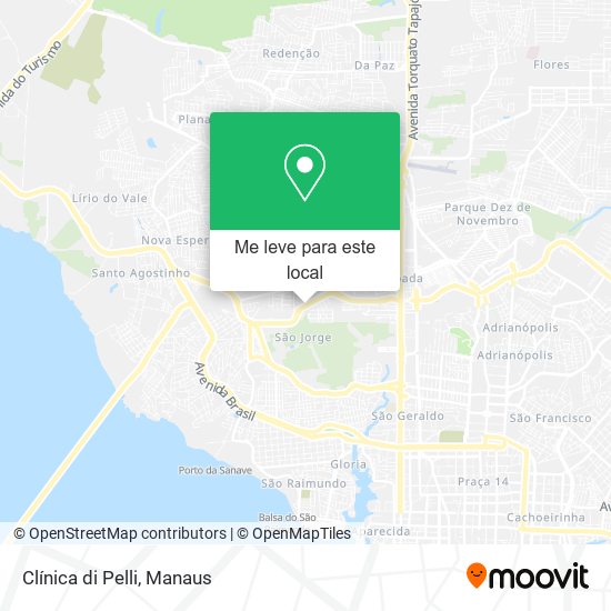 Clínica di Pelli mapa