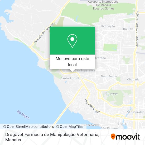 Drogavet Farmácia de Manipulação Veterinária mapa