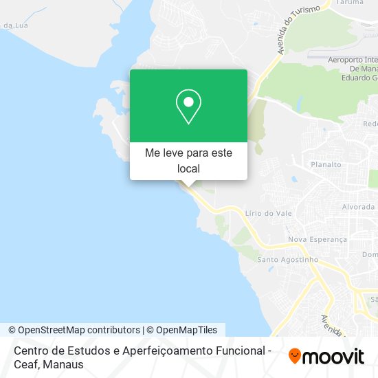 Centro de Estudos e Aperfeiçoamento Funcional - Ceaf mapa