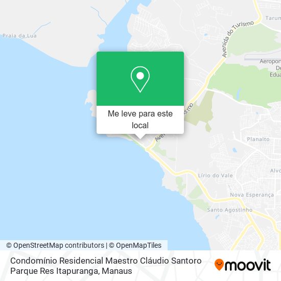 Condomínio Residencial Maestro Cláudio Santoro Parque Res Itapuranga mapa