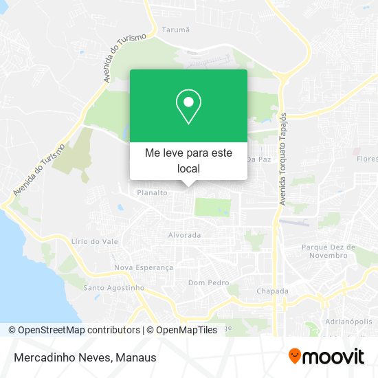 Mercadinho Neves mapa