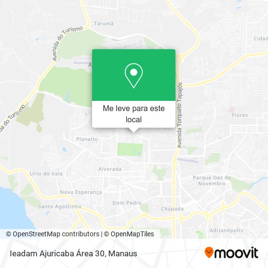 Ieadam Ajuricaba Área 30 mapa