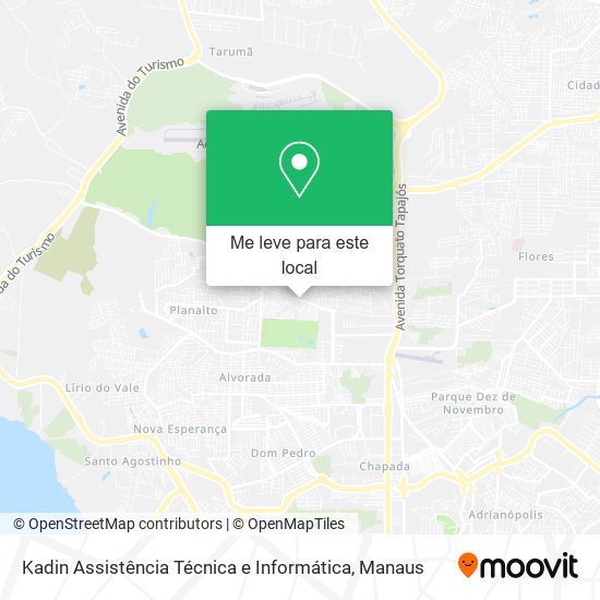 Kadin Assistência Técnica e Informática mapa