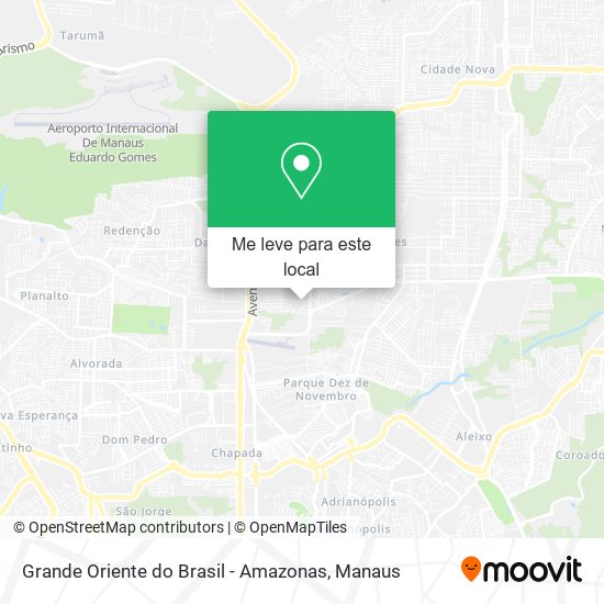 Grande Oriente do Brasil - Amazonas mapa