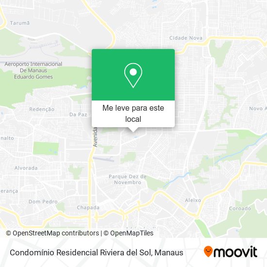 Condomínio Residencial Riviera del Sol mapa