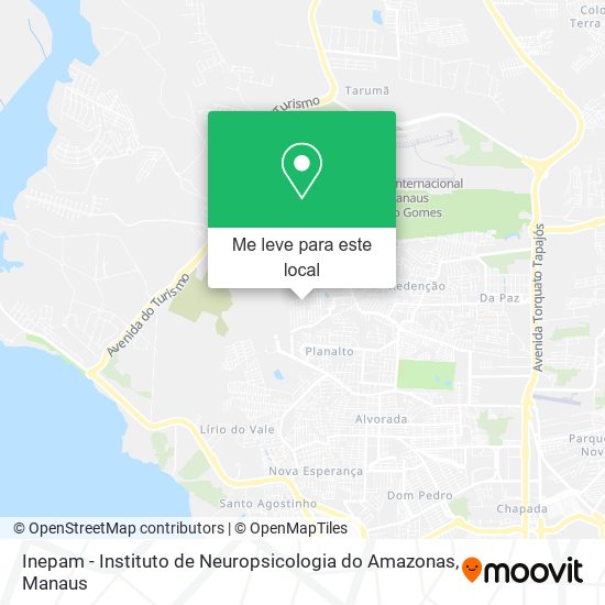 Inepam - Instituto de Neuropsicologia do Amazonas mapa