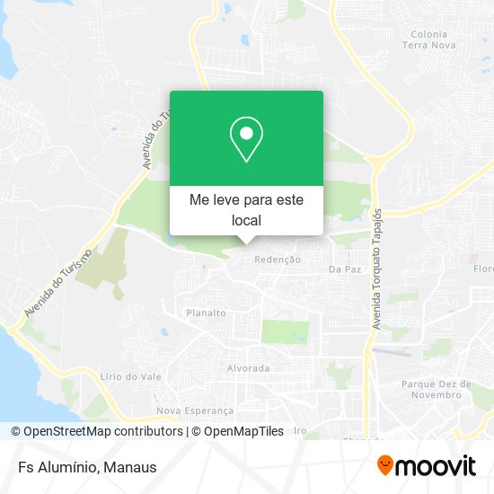 Fs Alumínio mapa