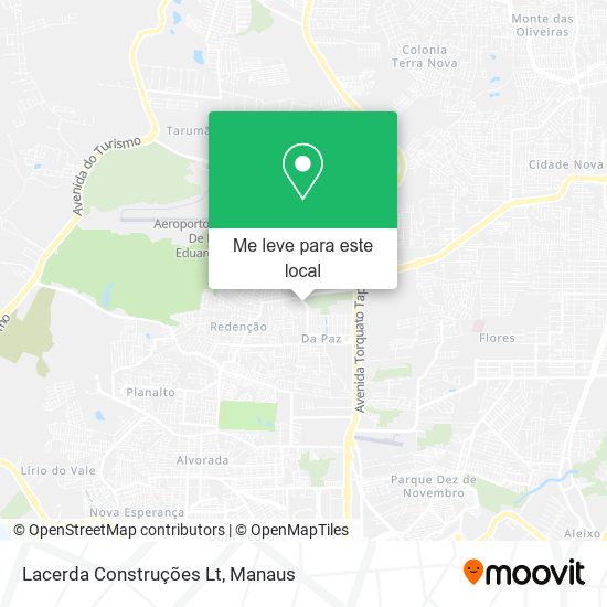Lacerda Construções Lt mapa