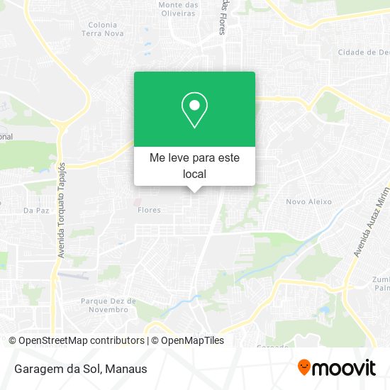 Garagem da Sol mapa