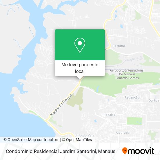 Condomínio Residencial Jardim Santorini mapa