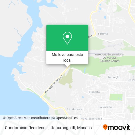 Condominio Residencial Itapuranga III mapa