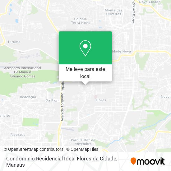 Condominio Residencial Ideal Flores da Cidade mapa