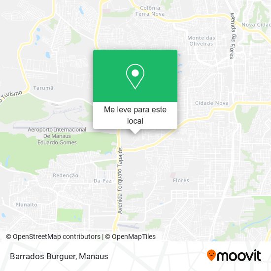Barrados Burguer mapa