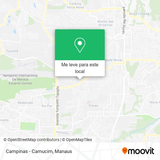 Campinas - Camucim mapa