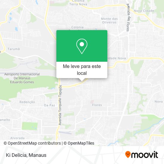 Ki Delícia mapa