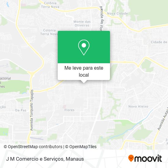J M Comercio e Serviços mapa