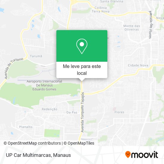 UP Car Multimarcas mapa