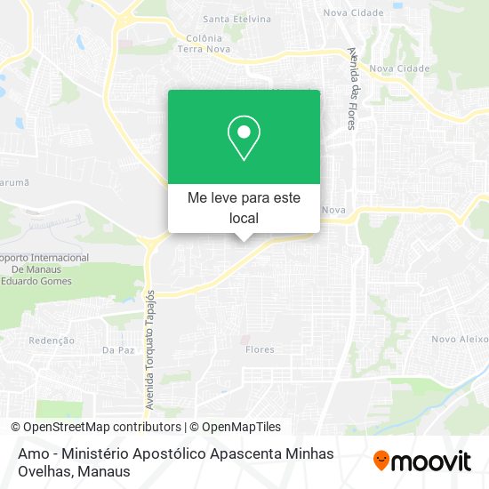 Amo - Ministério Apostólico Apascenta Minhas Ovelhas mapa