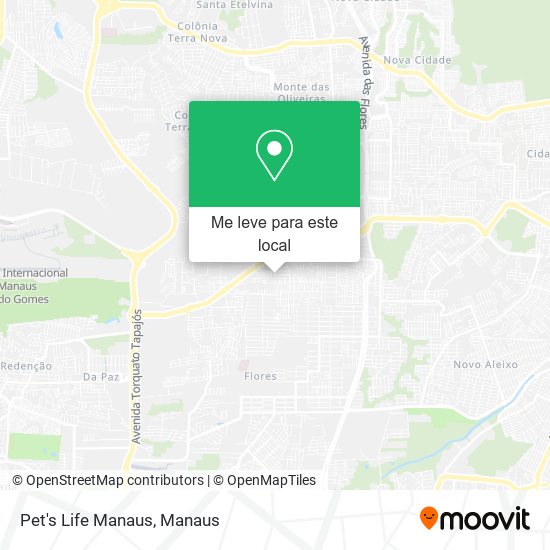 Pet's Life Manaus mapa