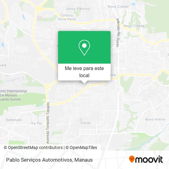 Pablo Serviços Automotivos mapa