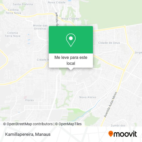 Kamillapereira mapa
