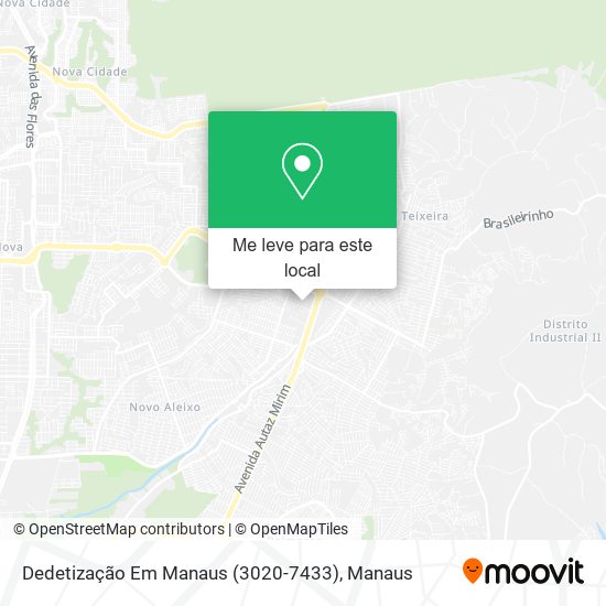 Dedetização Em Manaus (3020-7433) mapa