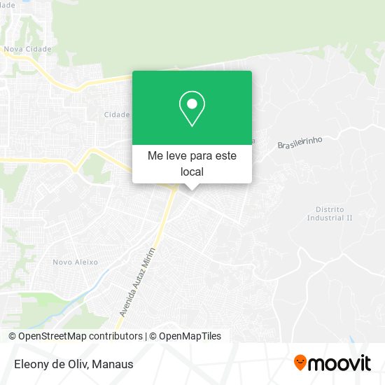 Eleony de Oliv mapa