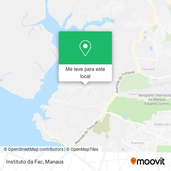 Instituto da Fac mapa