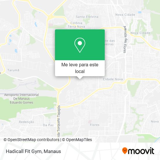 Hadicall Fit Gym mapa