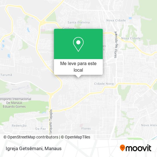 Igreja Getsêmani mapa