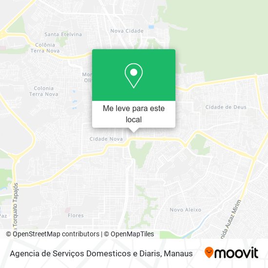 Agencia de Serviços Domesticos e Diaris mapa