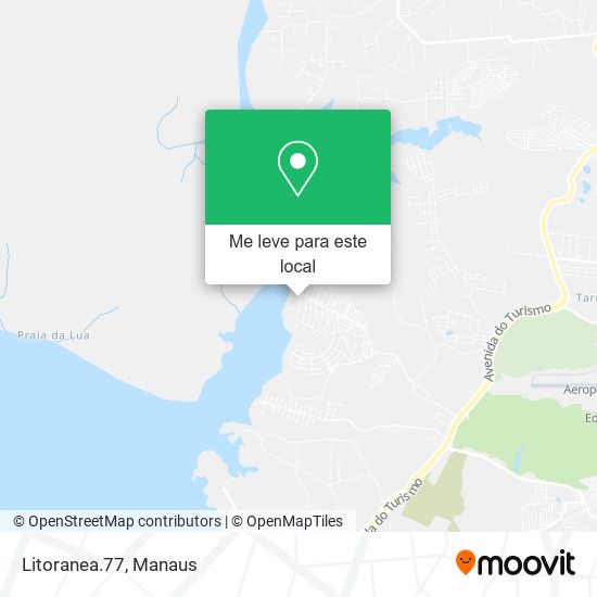 Litoranea.77 mapa
