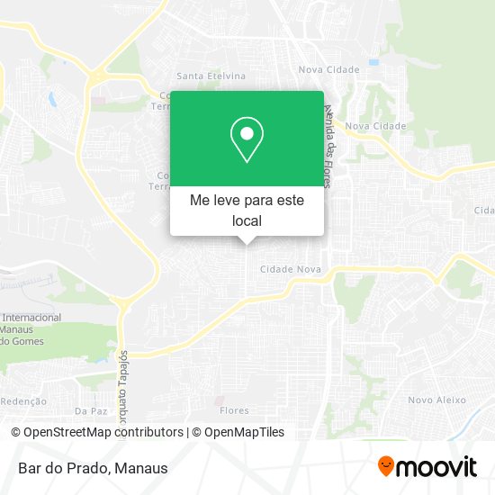 Bar do Prado mapa