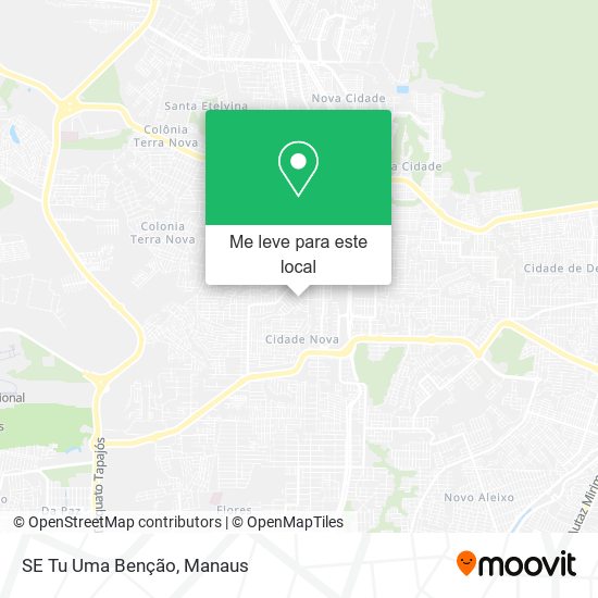 SE Tu Uma Benção mapa