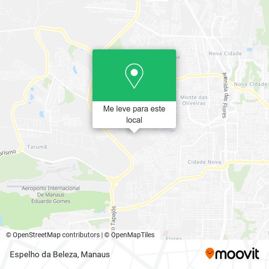 Espelho da Beleza mapa