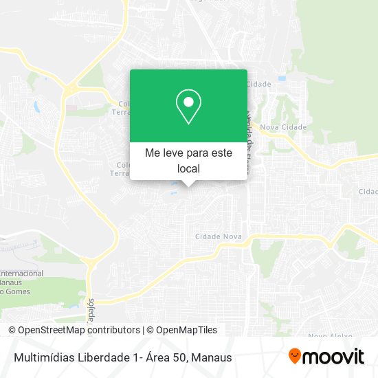 Multimídias Liberdade 1- Área 50 mapa