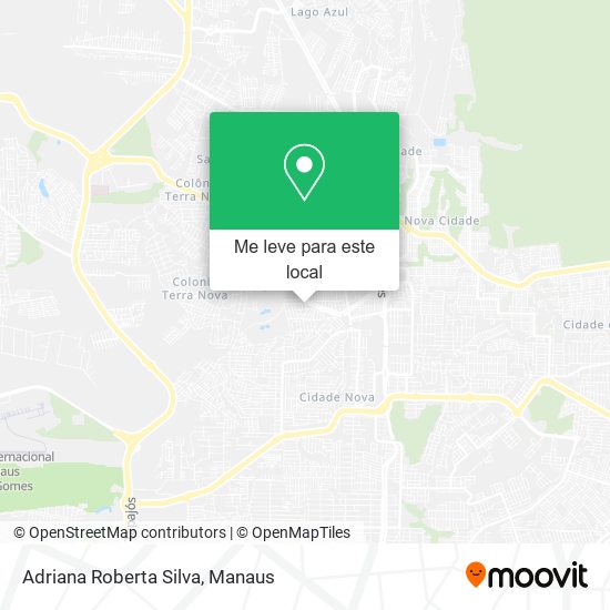 Adriana Roberta Silva mapa