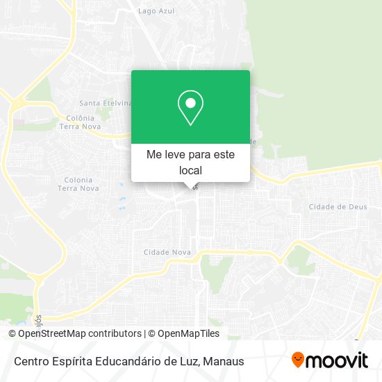 Centro Espírita Educandário de Luz mapa