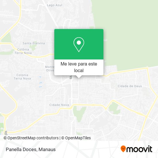 Panella Doces mapa