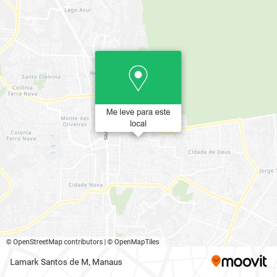 Lamark Santos de M mapa