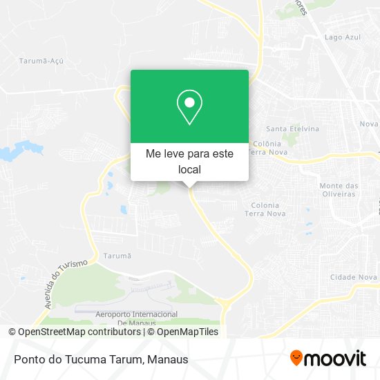Ponto do Tucuma Tarum mapa