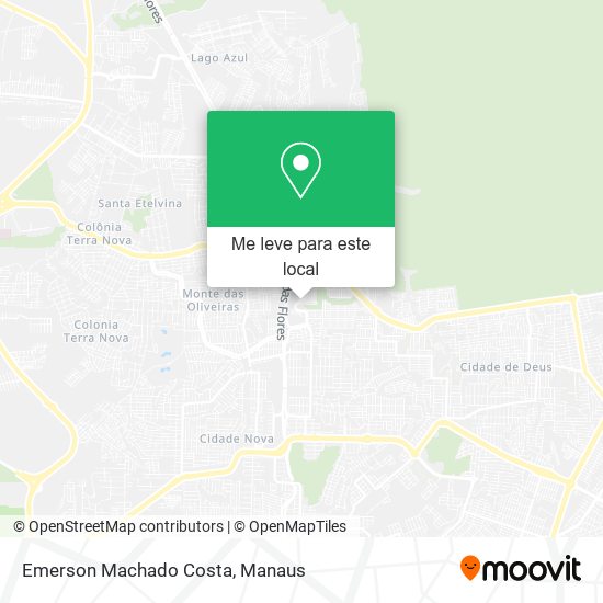 Emerson Machado Costa mapa