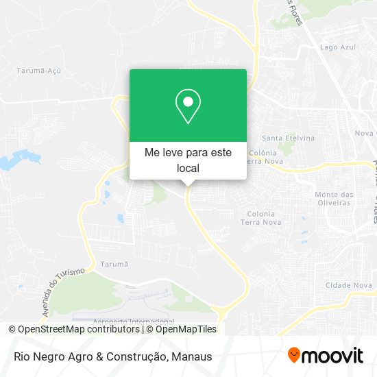 Rio Negro Agro & Construção mapa
