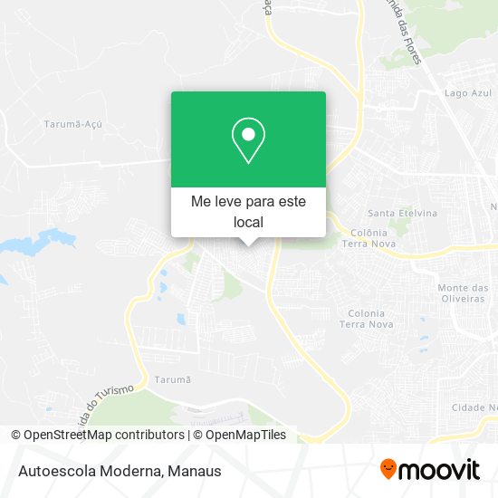 Autoescola Moderna mapa