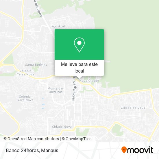 Banco 24horas mapa