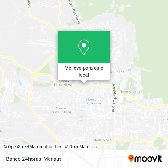 Banco 24horas mapa