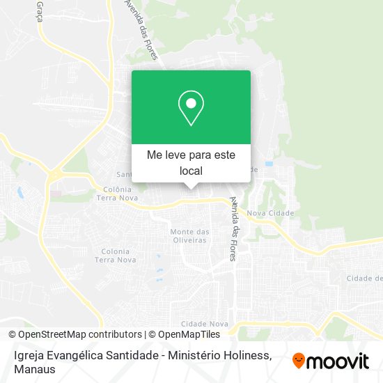 Igreja Evangélica Santidade - Ministério Holiness mapa