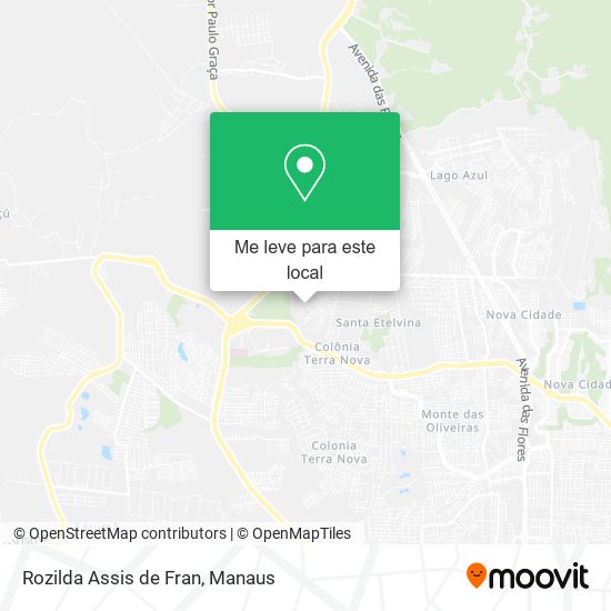 Rozilda Assis de Fran mapa