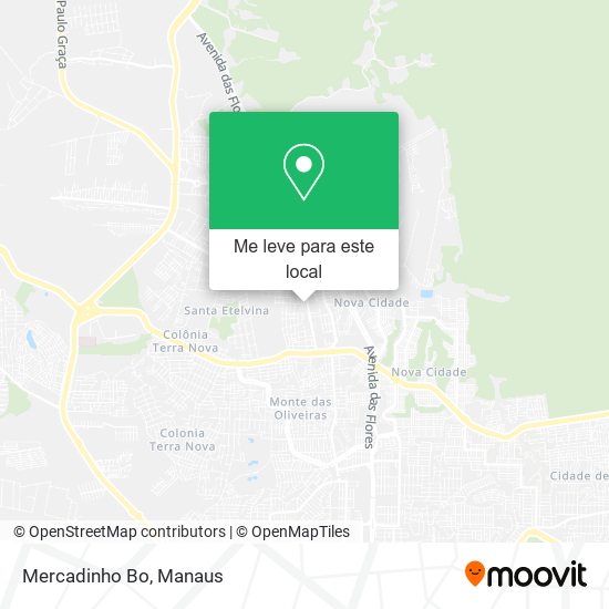Mercadinho Bo mapa